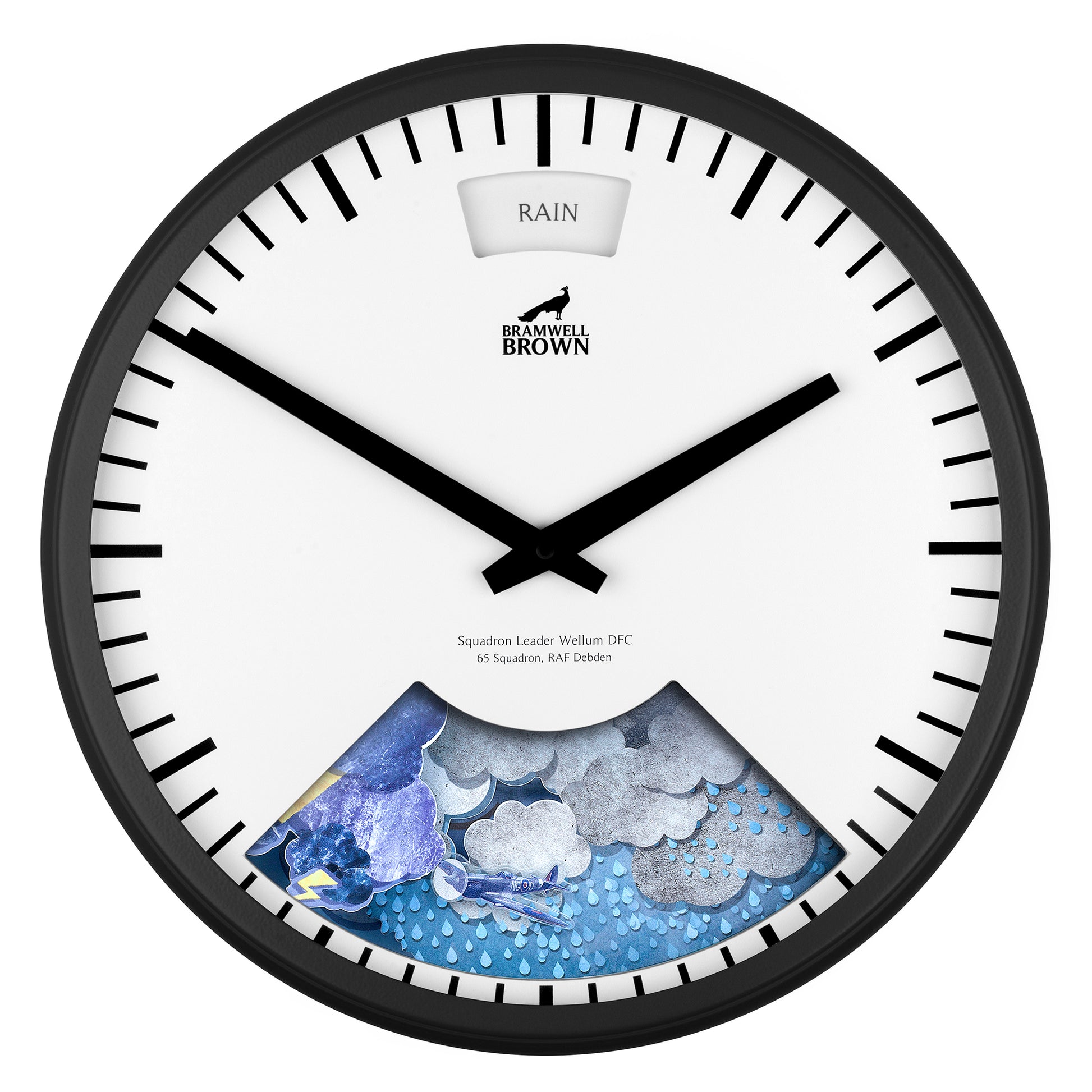 Bespoke Pilots Weather Clock - Bramwell Brown Art Clocks