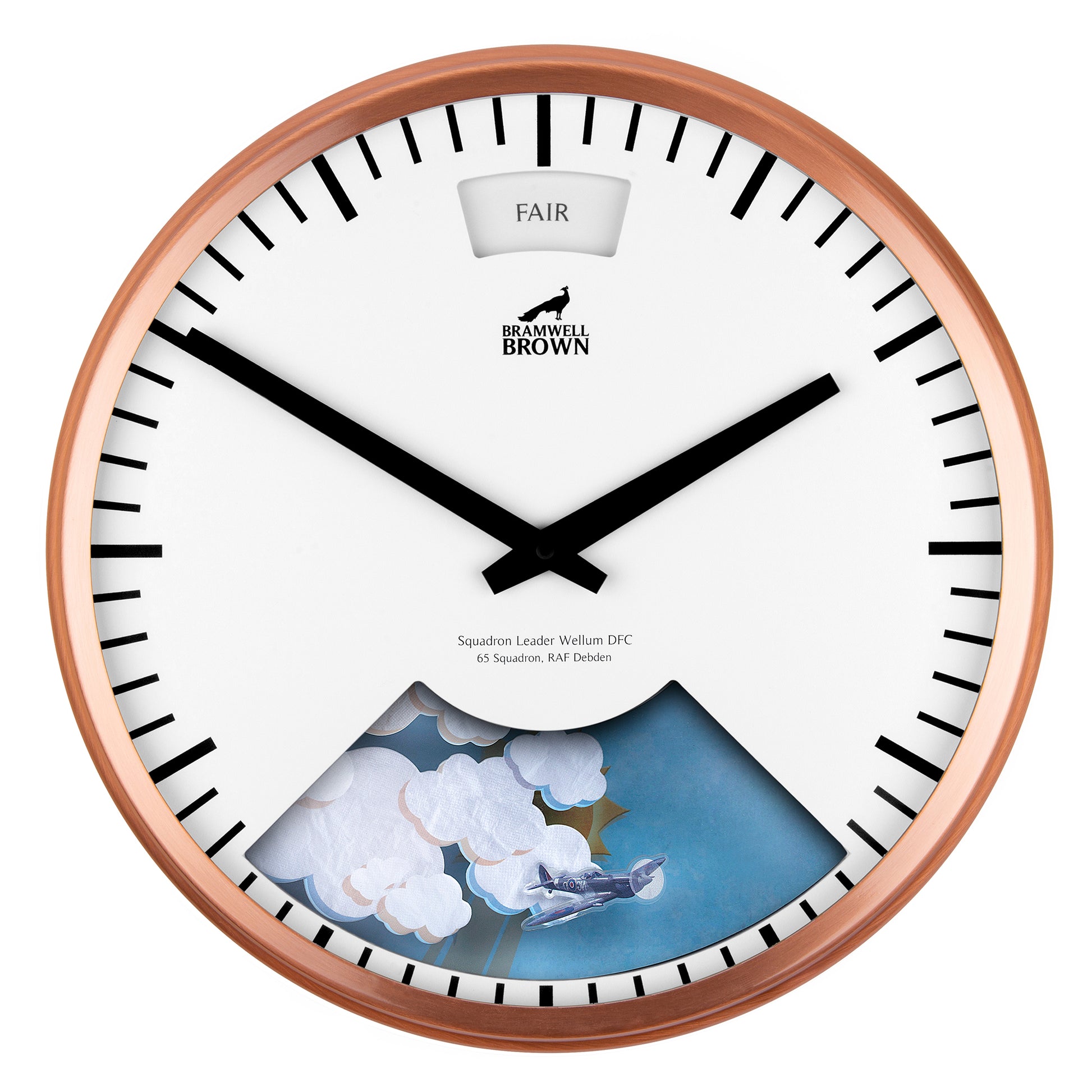 Bespoke Pilots Weather Clock - Bramwell Brown Art Clocks