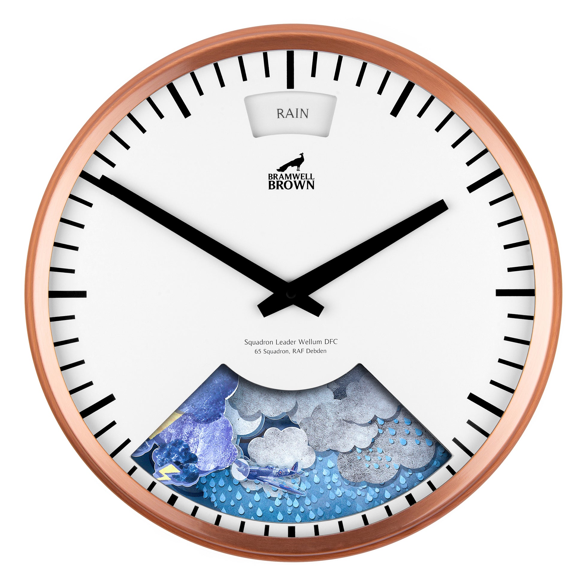 Bespoke Pilots Weather Clock - Bramwell Brown Art Clocks