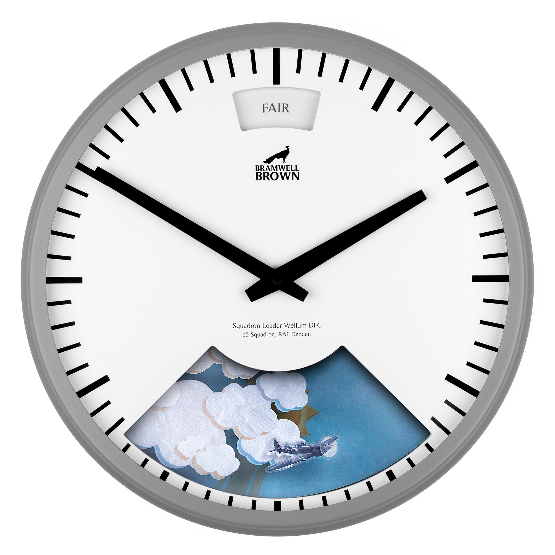 Bespoke Pilots Weather Clock - Bramwell Brown Art Clocks