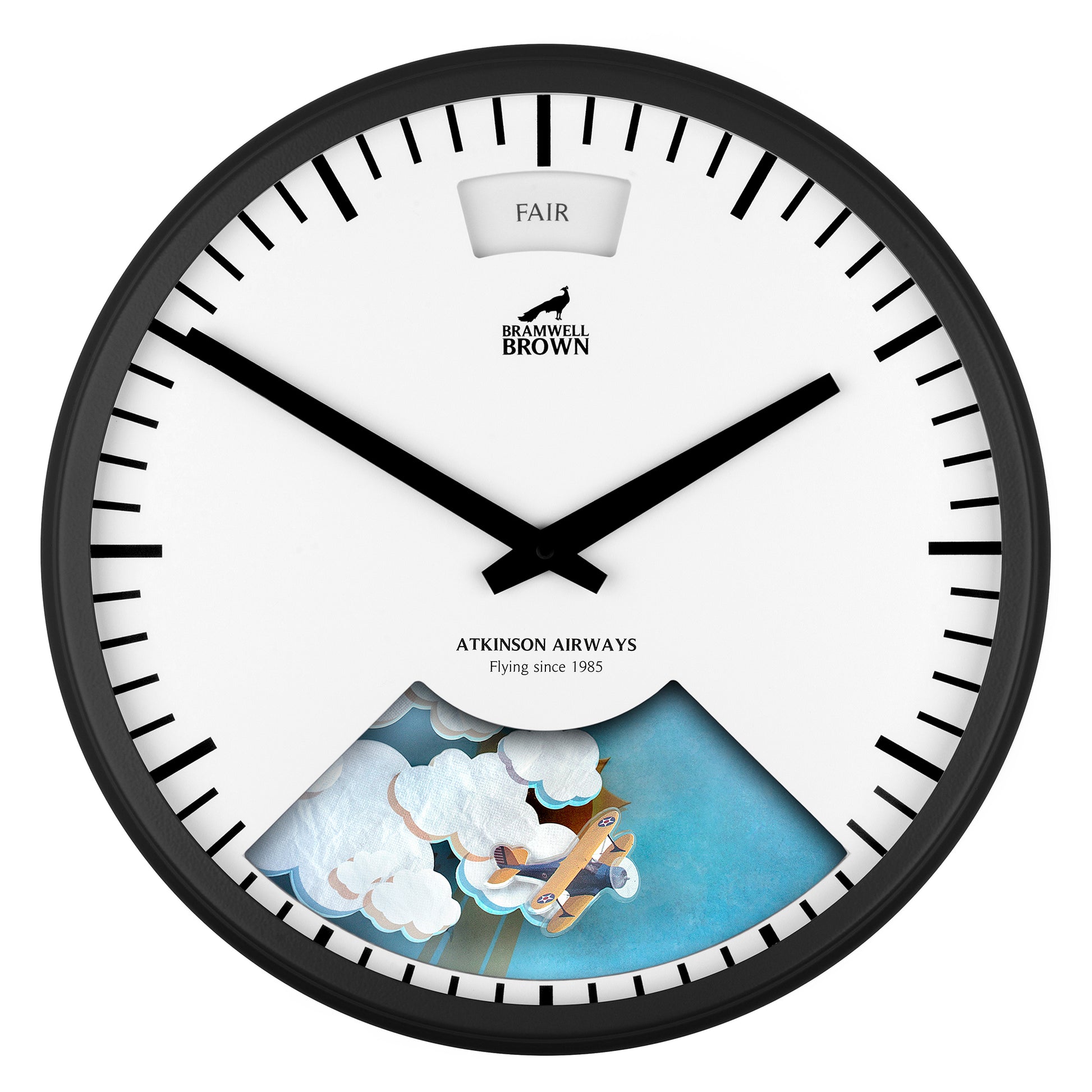 Bespoke Pilots Weather Clock - Bramwell Brown Art Clocks