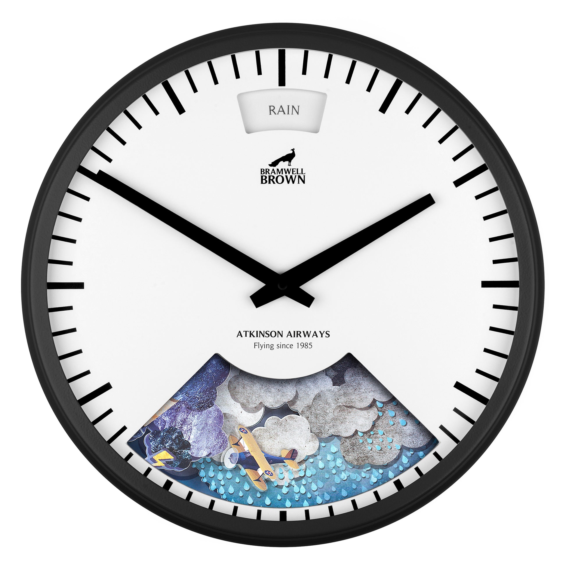 Bespoke Pilots Weather Clock - Bramwell Brown Art Clocks