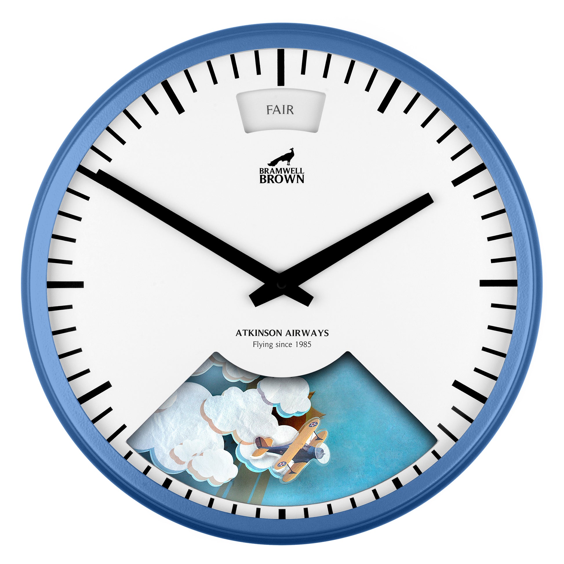 Bespoke Pilots Weather Clock - Bramwell Brown Art Clocks
