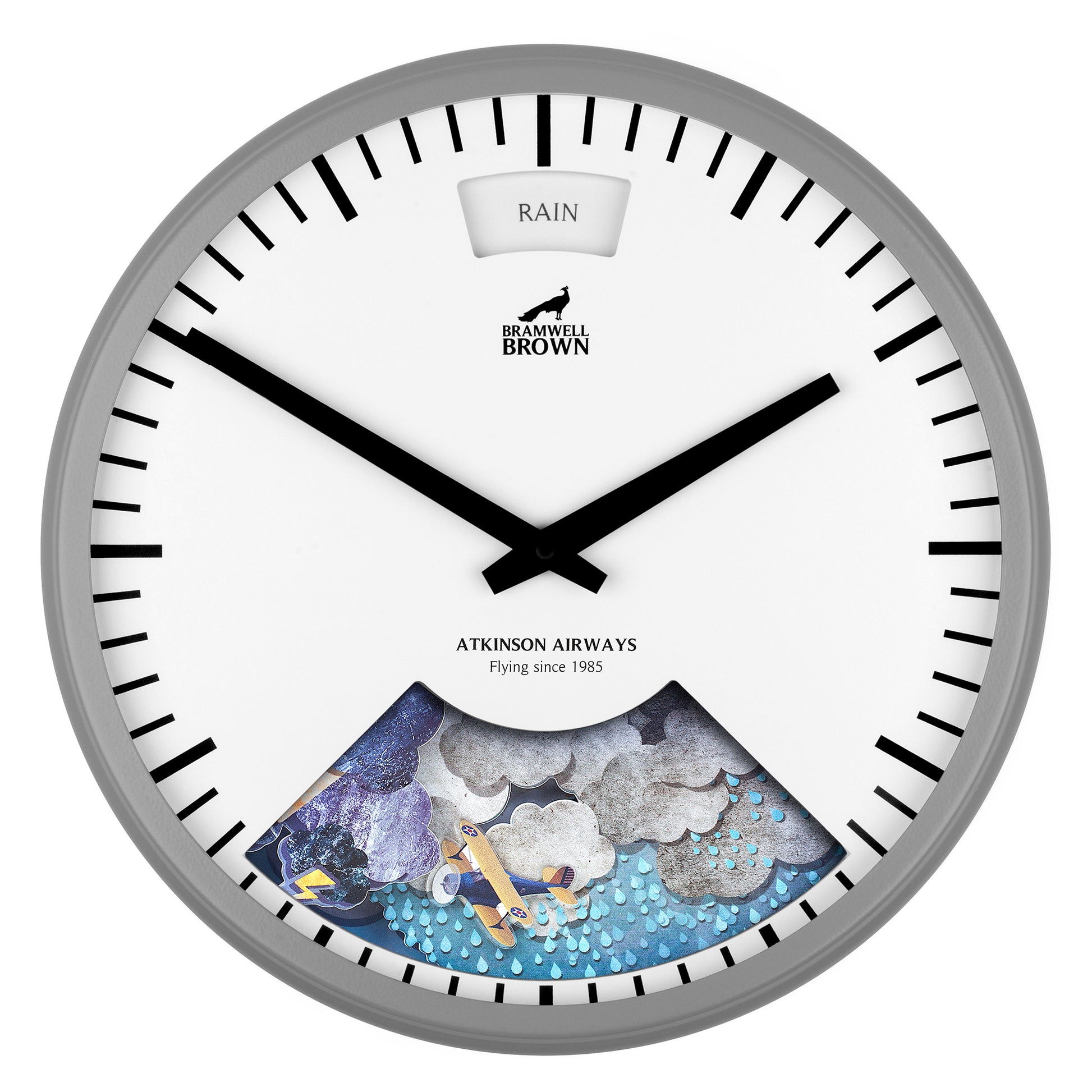 Bespoke Pilots Weather Clock - Bramwell Brown Art Clocks