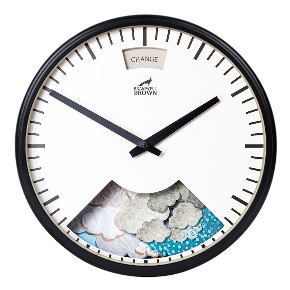 Weather Clock - Bramwell Brown Art Clocks