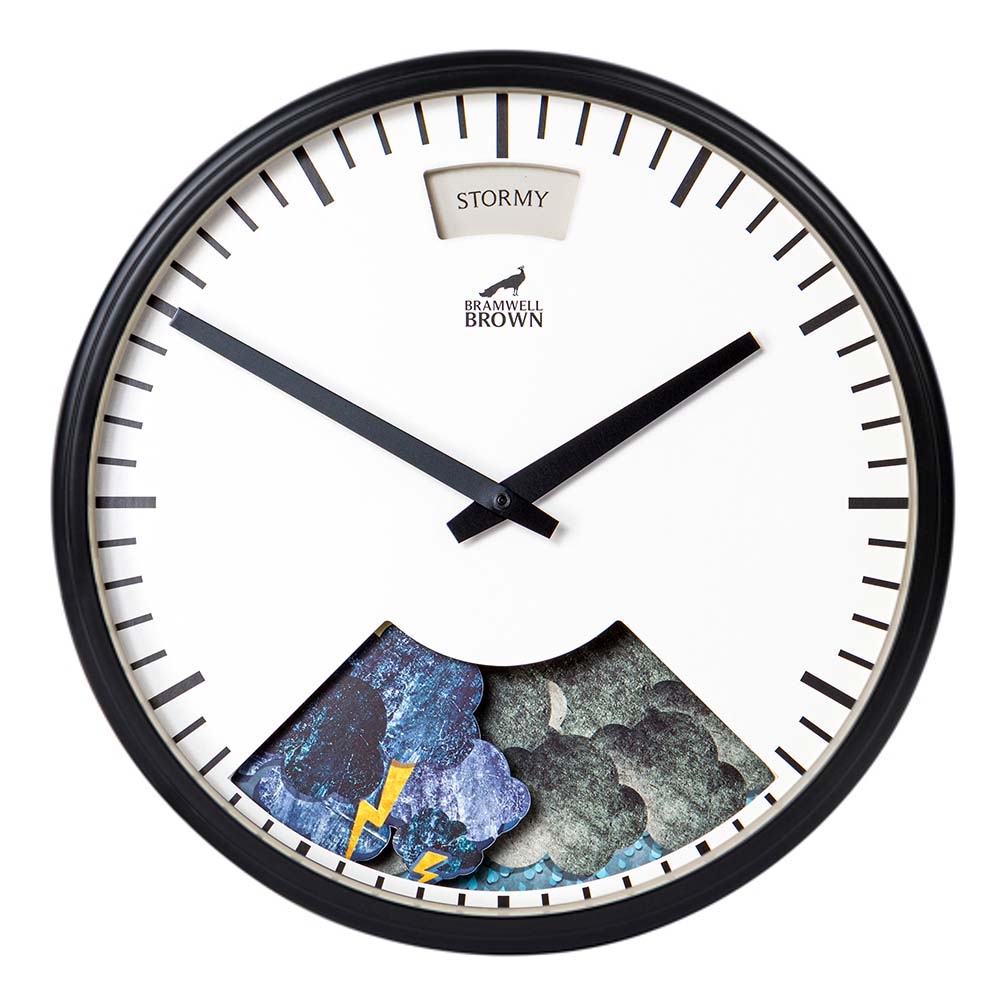 Weather Clock - Bramwell Brown Art Clocks