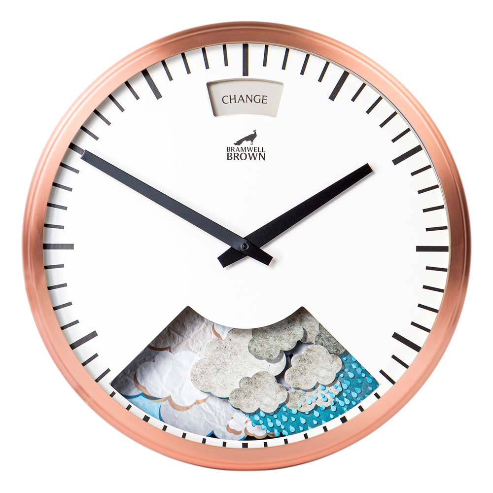 Weather Clock - Bramwell Brown Art Clocks