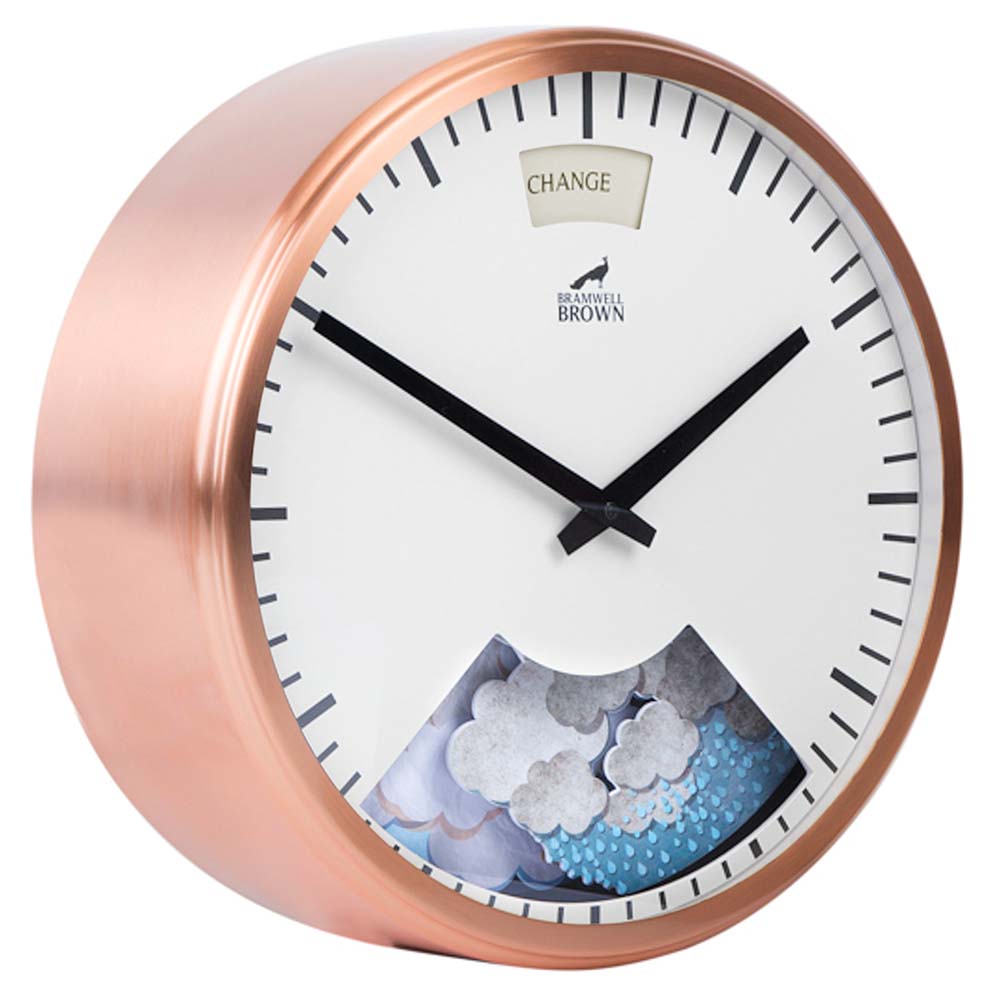 Weather Clock - Bramwell Brown Art Clocks