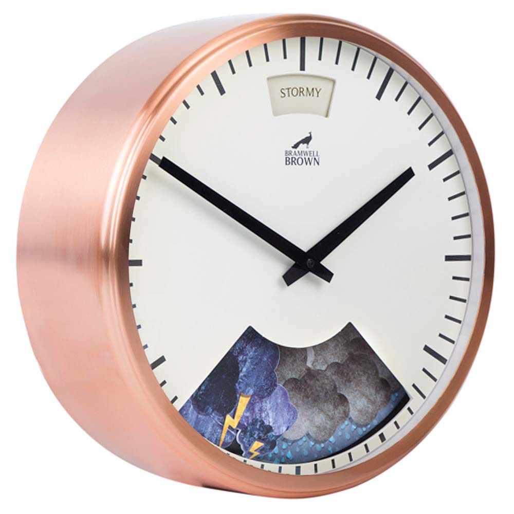 Weather Clock - Bramwell Brown Art Clocks