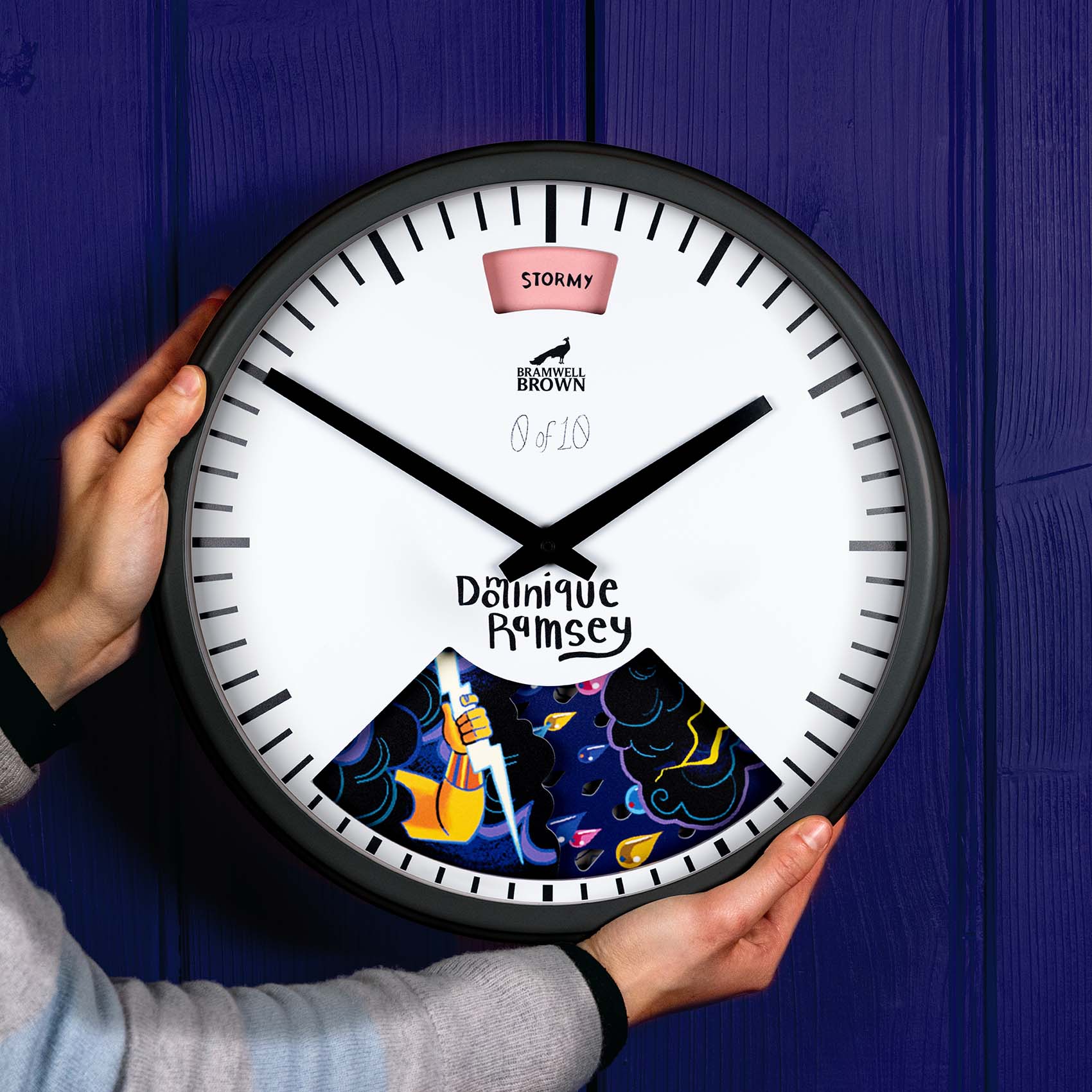 Fantasy Weather Clock by Dominique Ramsey - Bramwell Brown Art Clocks