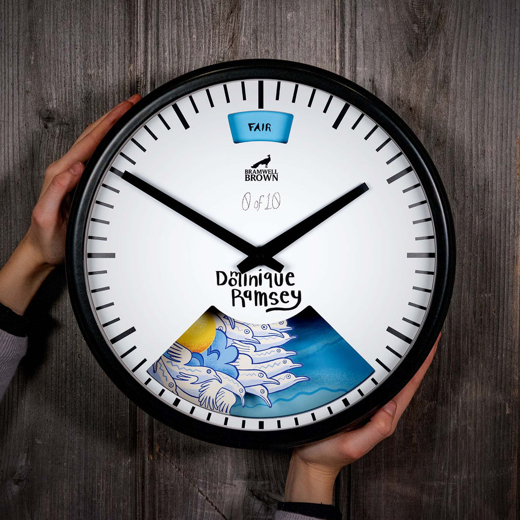 Fantasy Weather Clock by Dominique Ramsey - Bramwell Brown Art Clocks
