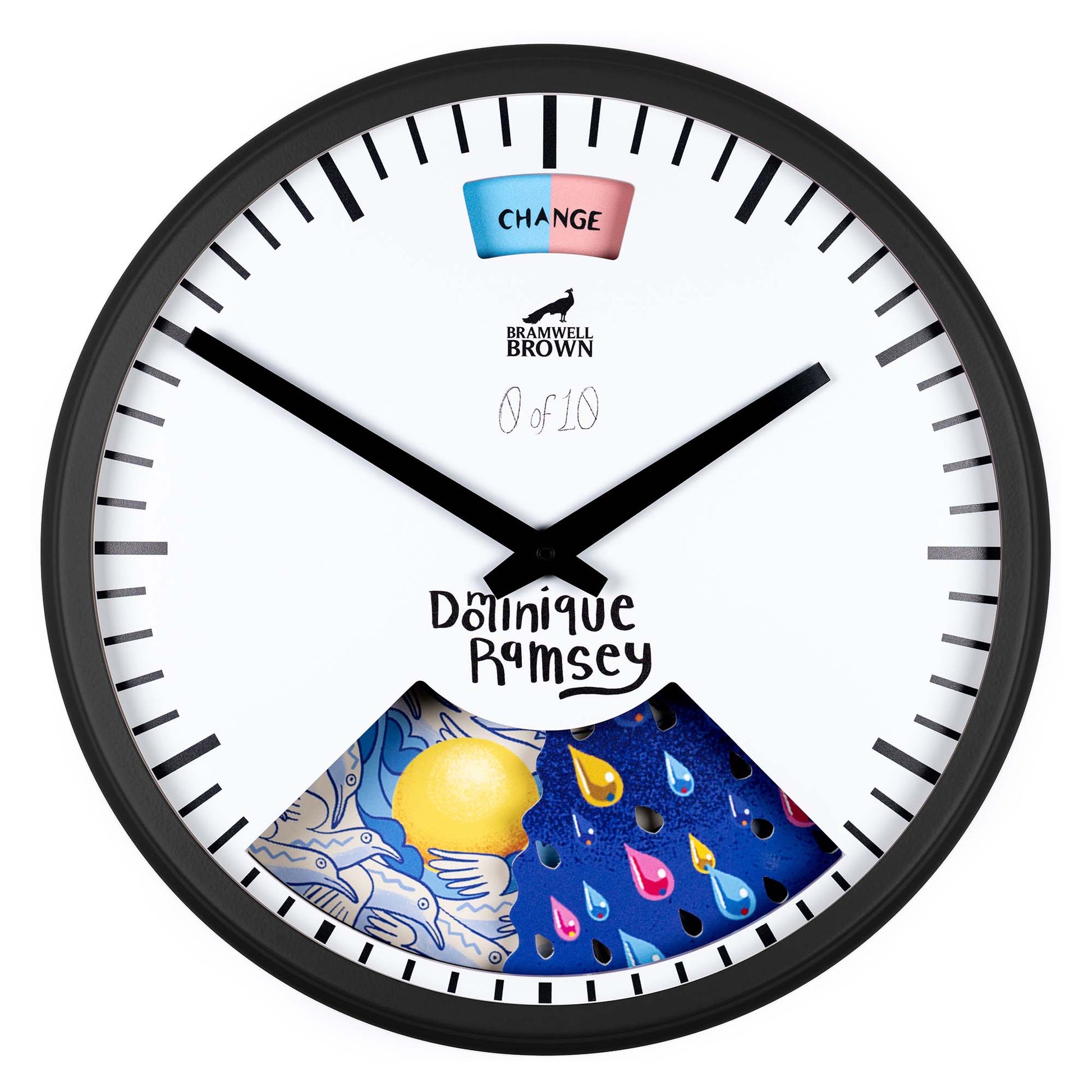 Fantasy Weather Clock by Dominique Ramsey - Bramwell Brown Art Clocks