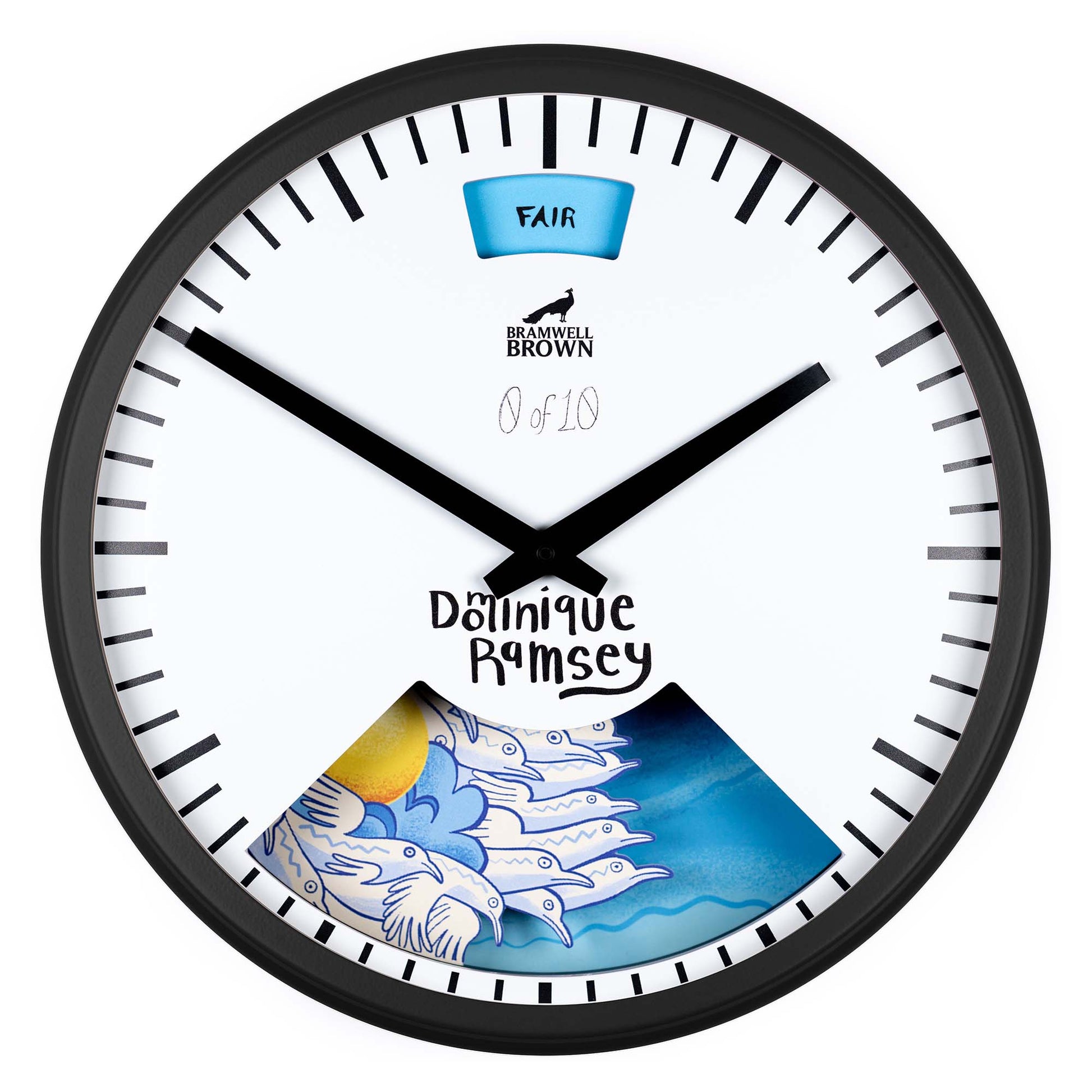 Fantasy Weather Clock by Dominique Ramsey - Bramwell Brown Art Clocks