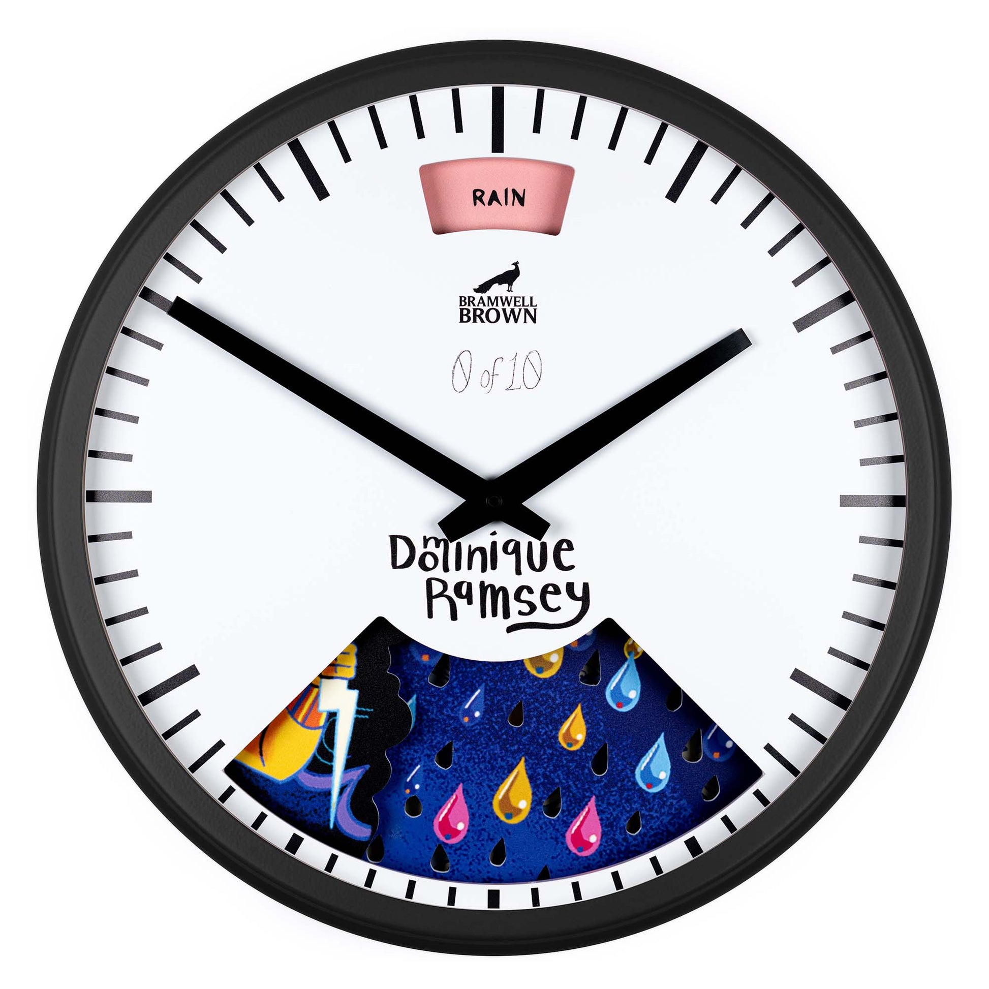 Fantasy Weather Clock by Dominique Ramsey - Bramwell Brown Art Clocks