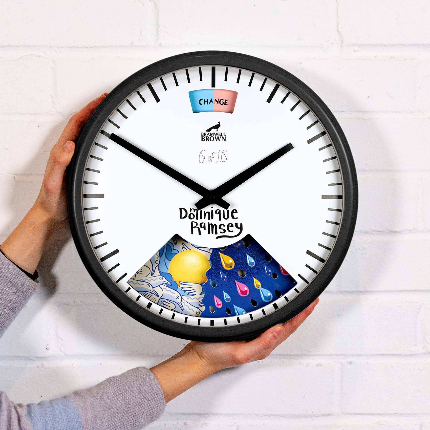 Fantasy Weather Clock by Dominique Ramsey - Bramwell Brown Art Clocks