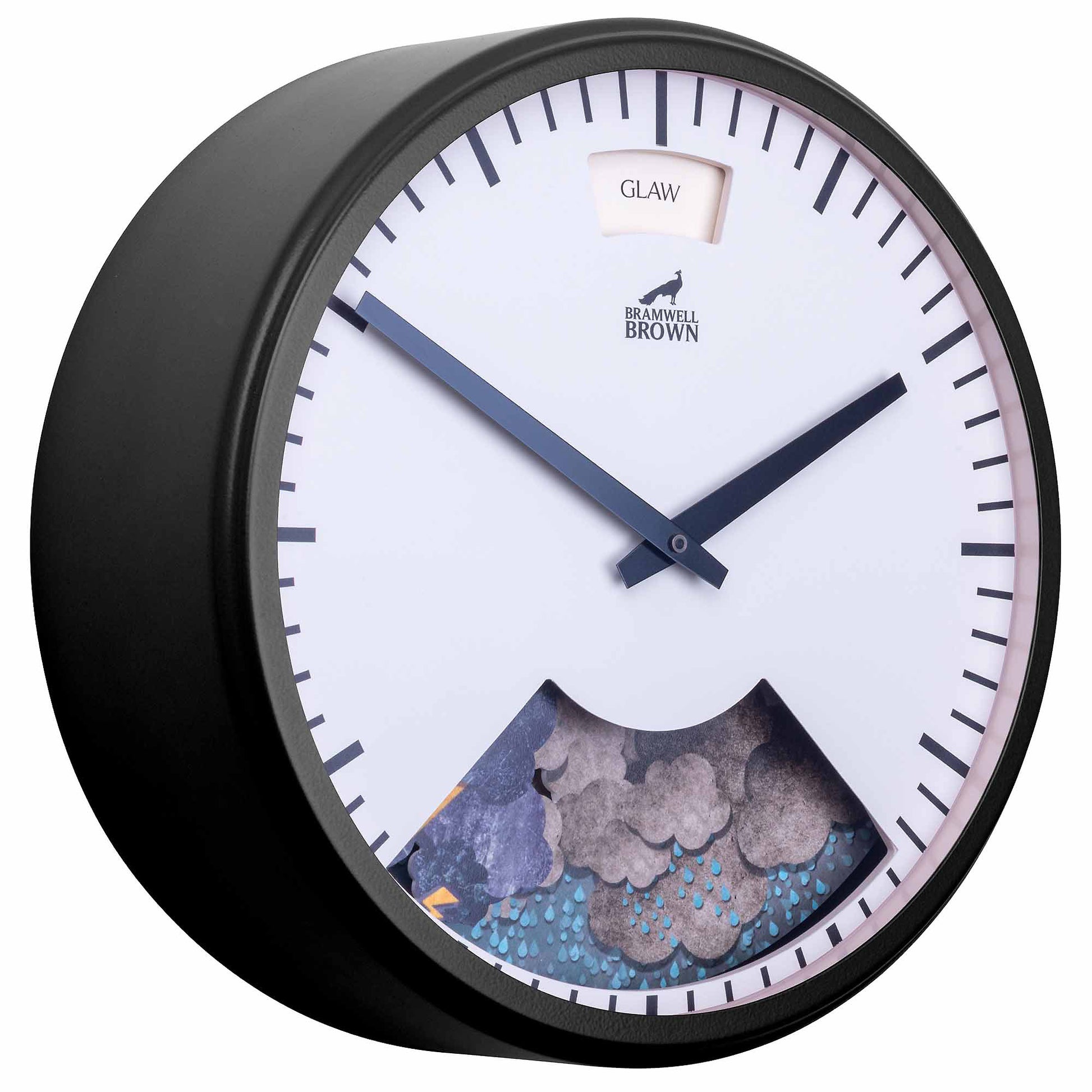 Welsh-language Weather Clock - Bramwell Brown Art Clocks