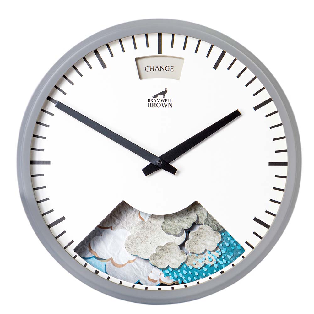 Weather Clock - Bramwell Brown Art Clocks