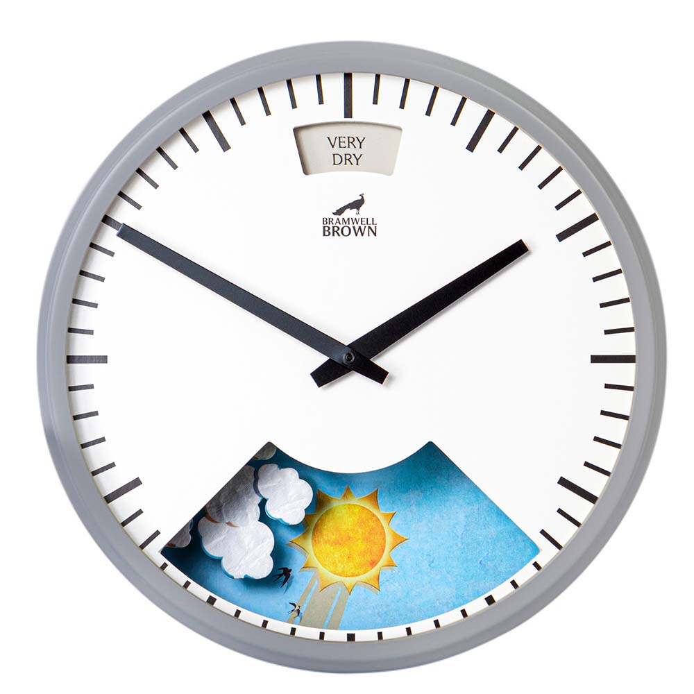 Weather Clock - Bramwell Brown Art Clocks