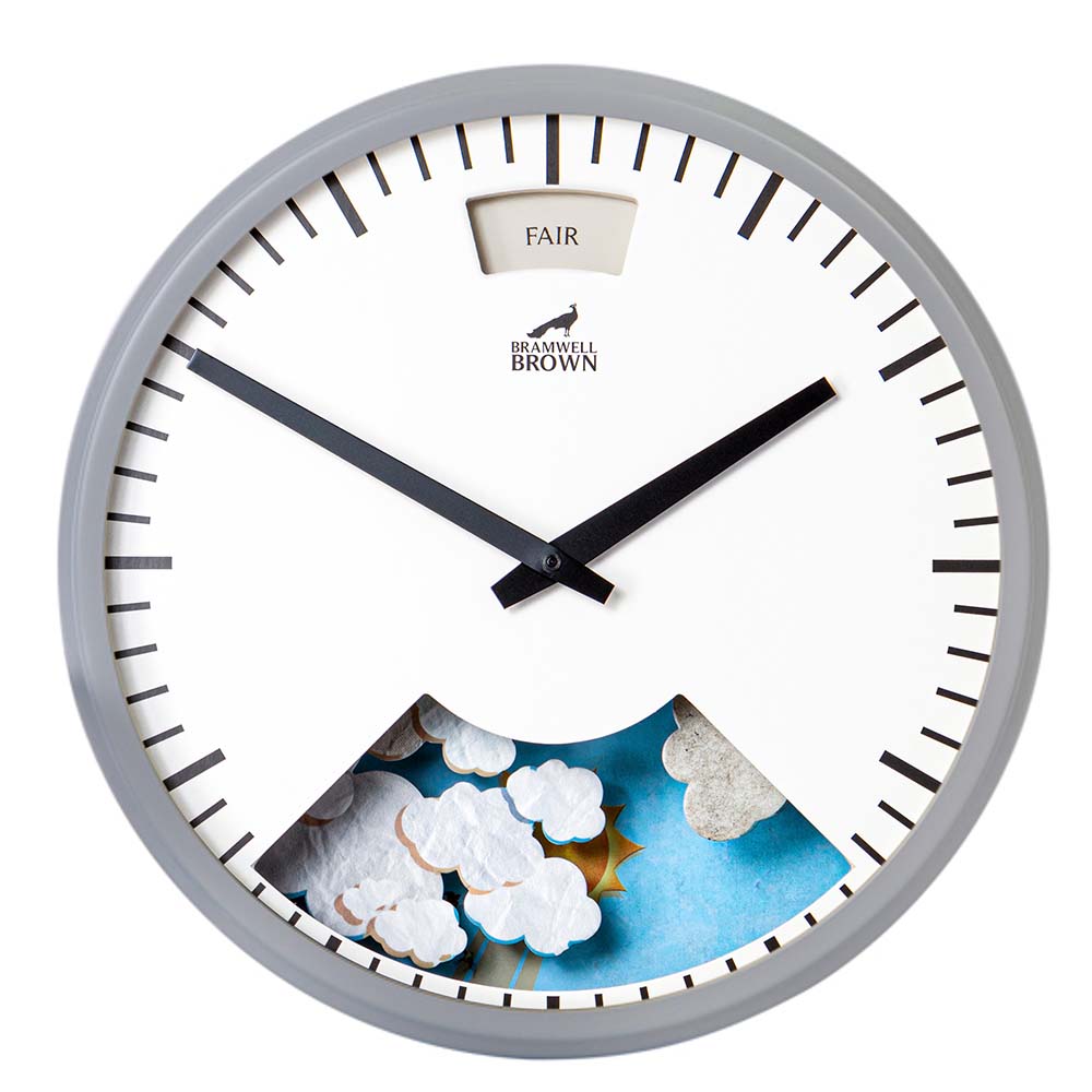 Weather Clock - Bramwell Brown Art Clocks