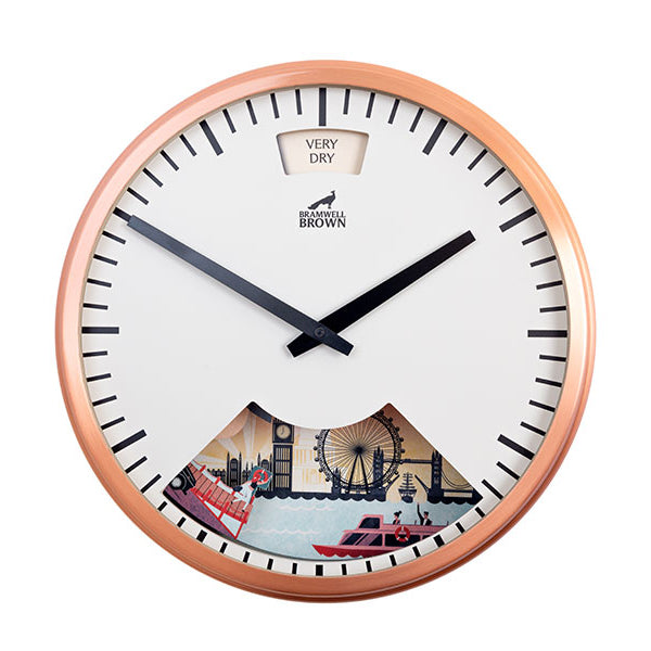 London Weather Clock - Limited Edition - Bramwell Brown Art Clocks