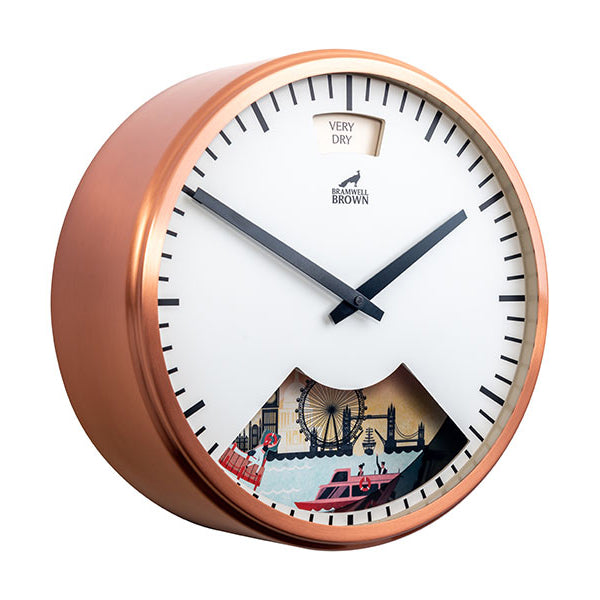 London Weather Clock - Limited Edition - Bramwell Brown Art Clocks