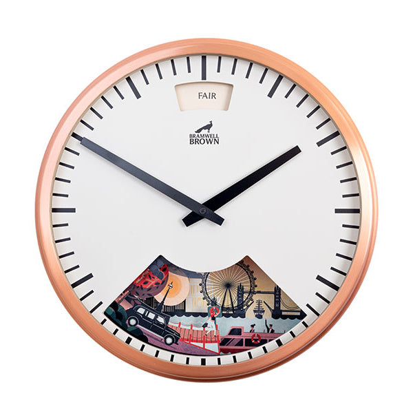 London Weather Clock - Limited Edition - Bramwell Brown Art Clocks