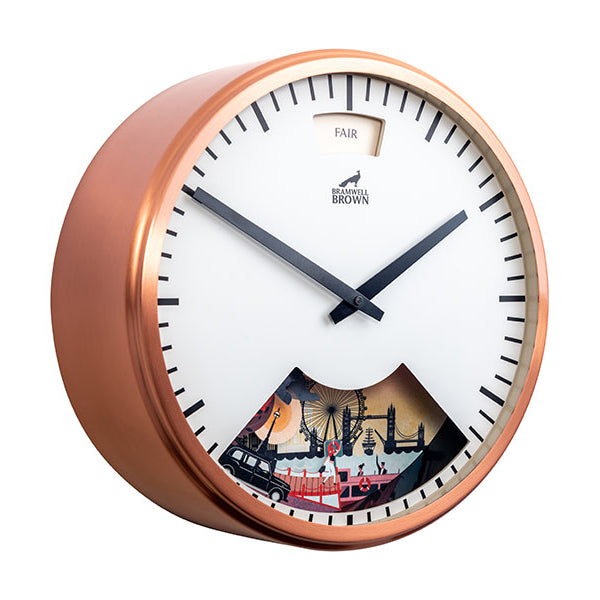 London Weather Clock - Limited Edition - Bramwell Brown Art Clocks