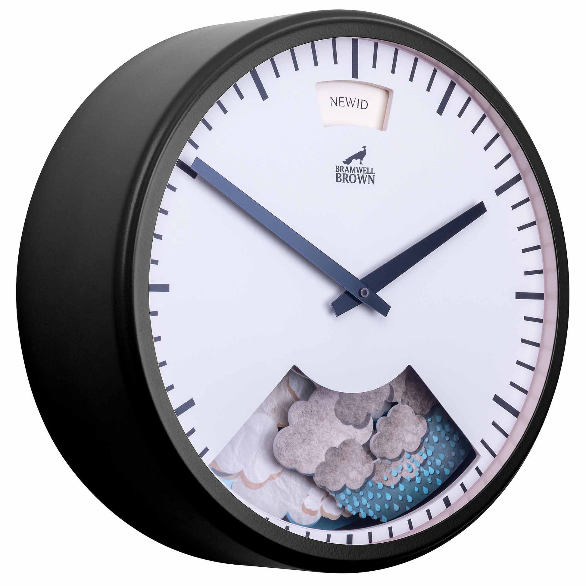 Welsh-language Weather Clock - Bramwell Brown Art Clocks