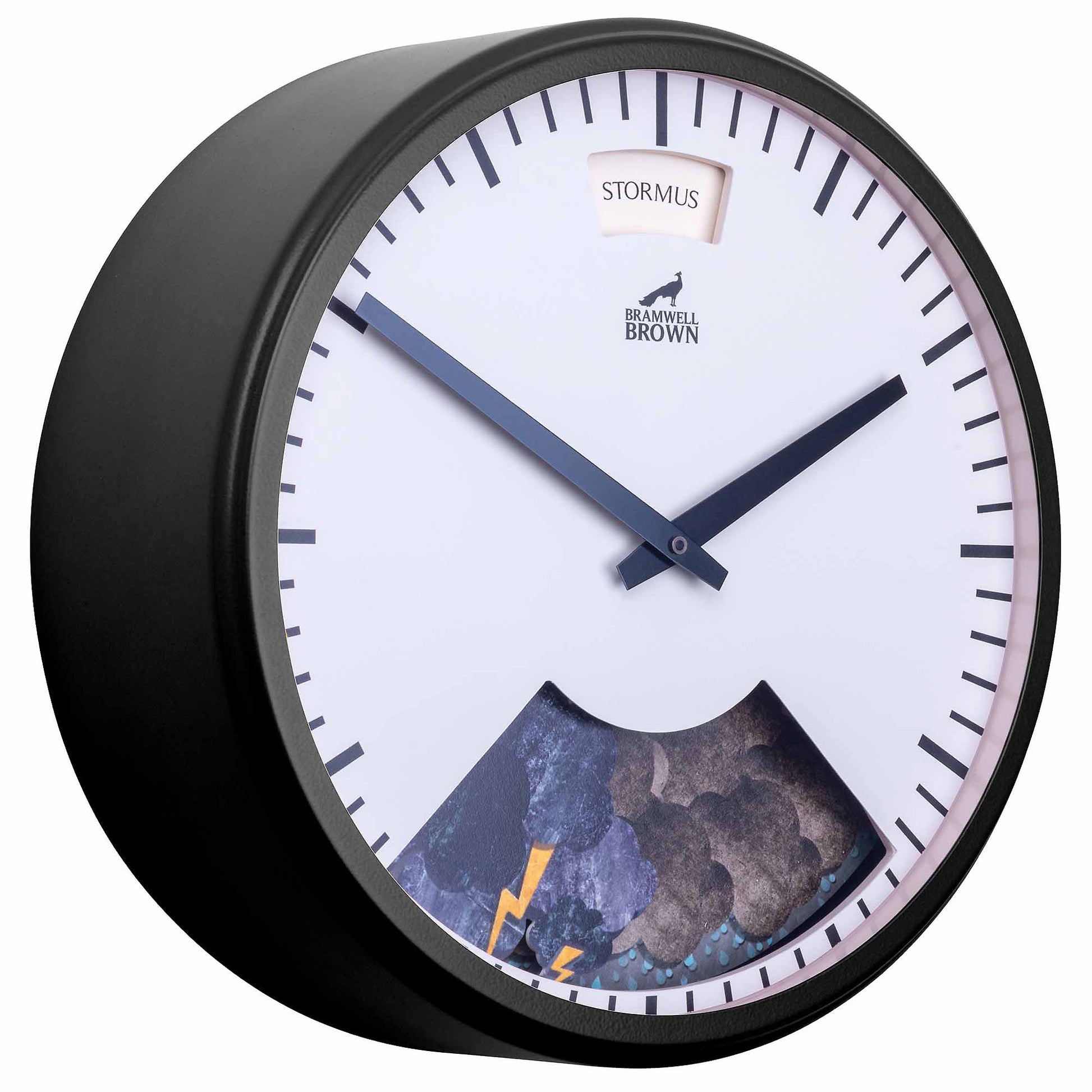 Welsh-language Weather Clock - Bramwell Brown Art Clocks