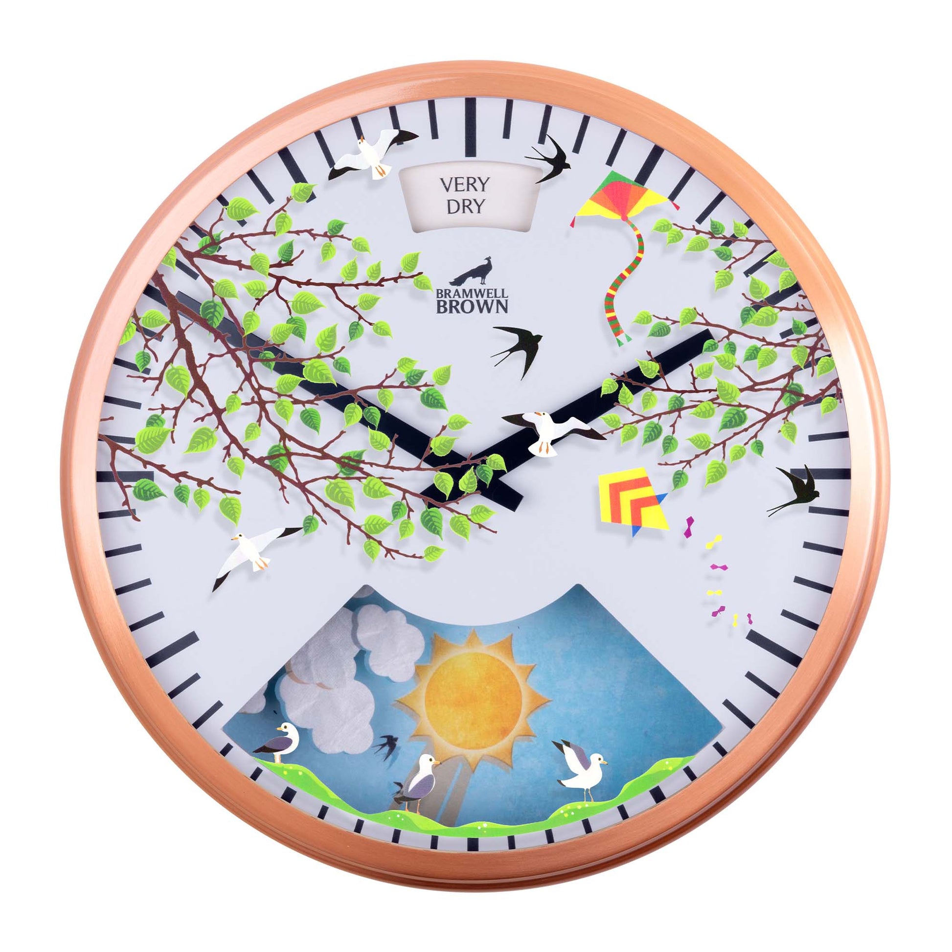 Four Seasonal Clock Faces - Set of 4 for the price of 3 - Bramwell Brown Art Clocks