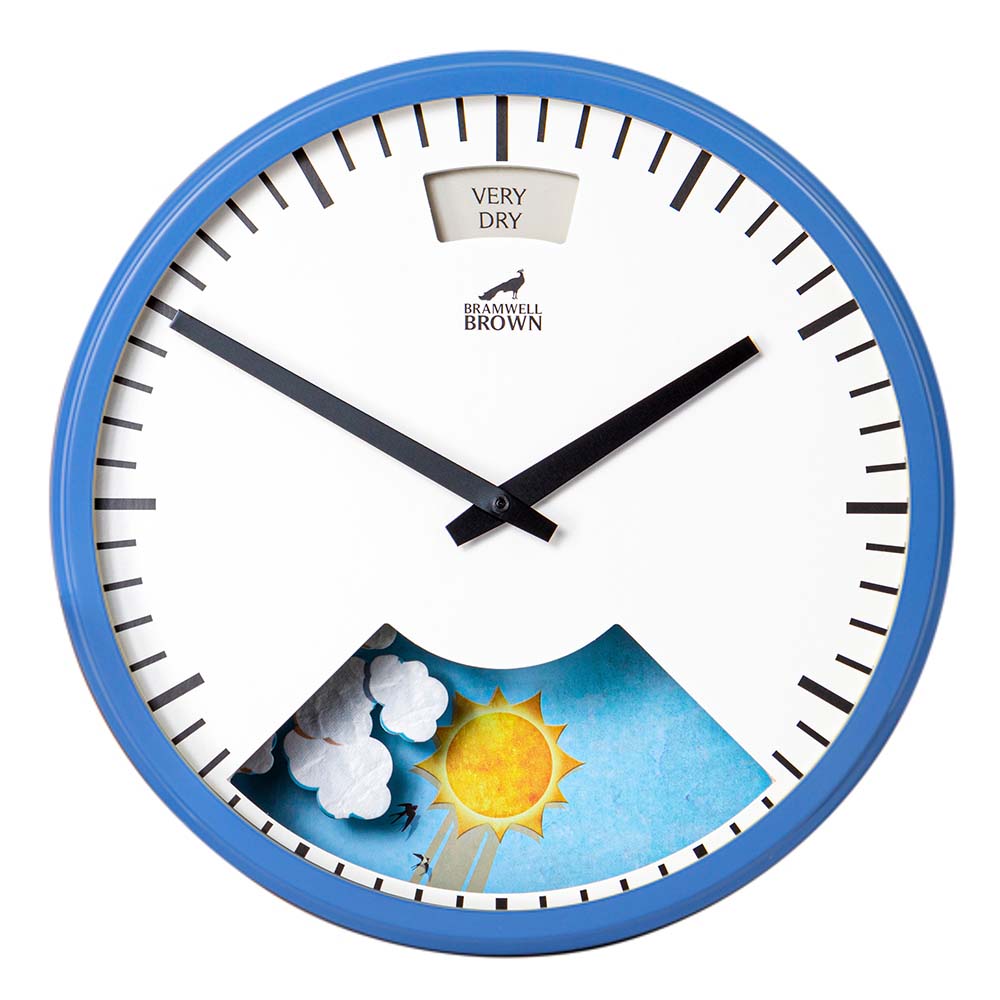 Weather Clock - Bramwell Brown Art Clocks