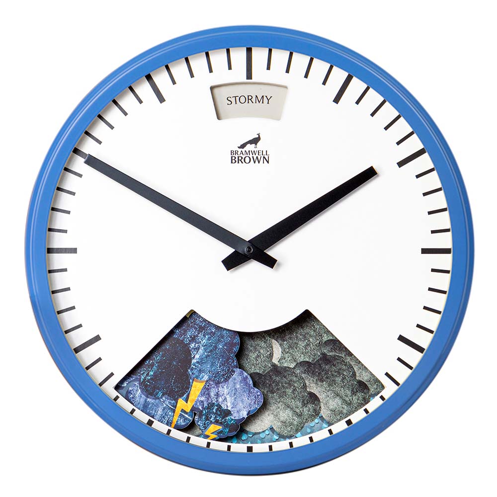 Weather Clock - Bramwell Brown Art Clocks