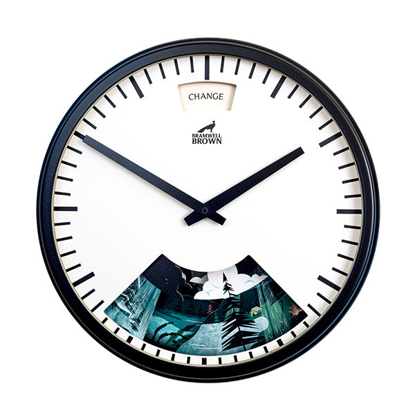 Into The Wild Weather Clock - Limited Edition - Bramwell Brown Art Clocks
