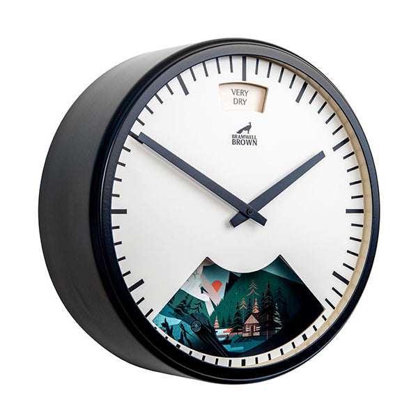 Into The Wild Weather Clock - Limited Edition - Bramwell Brown Art Clocks