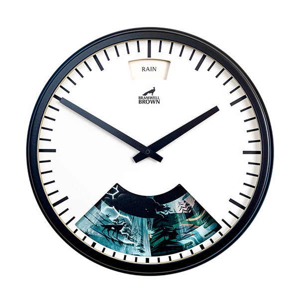 Into The Wild Weather Clock - Limited Edition - Bramwell Brown Art Clocks