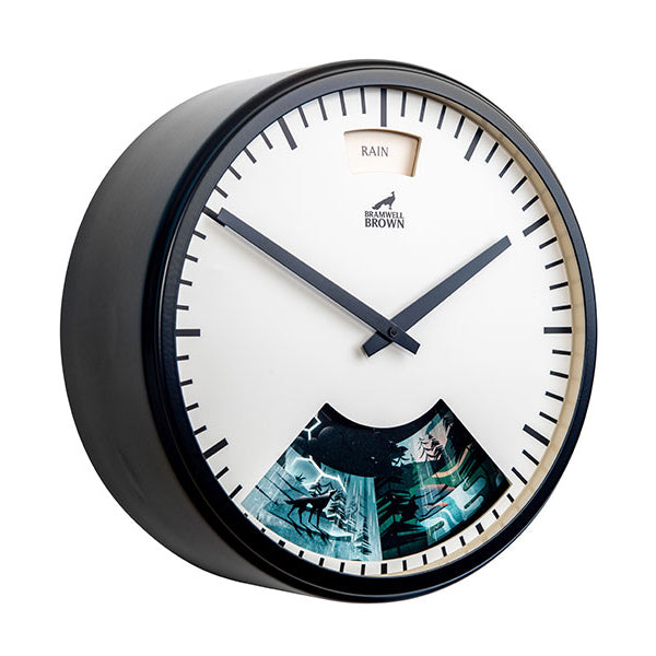 Into The Wild Weather Clock - Limited Edition - Bramwell Brown Art Clocks