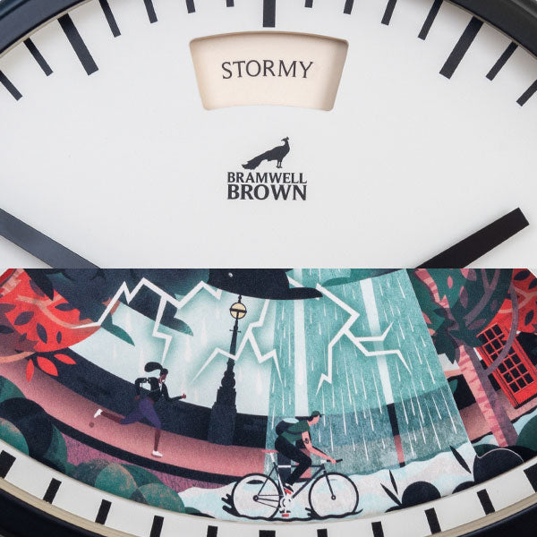 London Weather Clock - Limited Edition - Bramwell Brown Art Clocks
