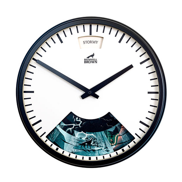 Into The Wild Weather Clock - Limited Edition - Bramwell Brown Art Clocks