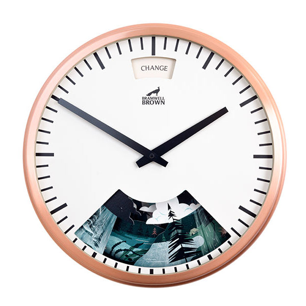 Into The Wild Weather Clock - Limited Edition - Bramwell Brown Art Clocks
