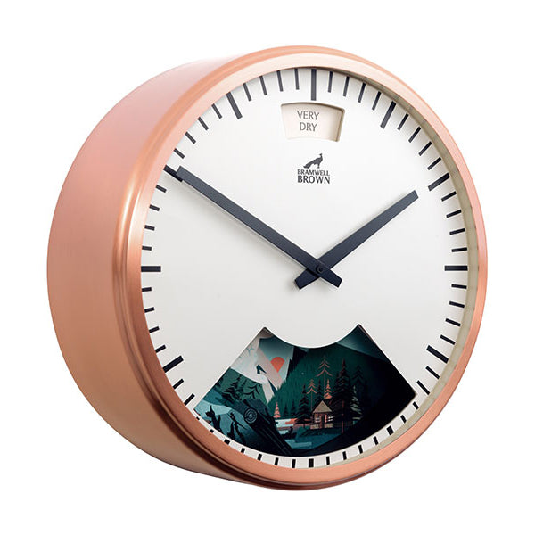 Into The Wild Weather Clock - Limited Edition - Bramwell Brown Art Clocks