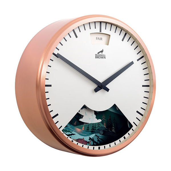 Into The Wild Weather Clock - Limited Edition - Bramwell Brown Art Clocks