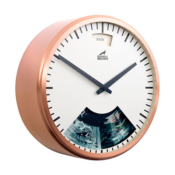 Into The Wild Weather Clock - Limited Edition - Bramwell Brown Art Clocks
