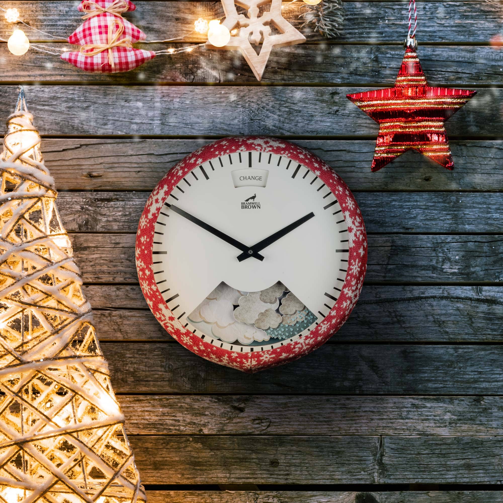 Christmas Jumper for your Clock – Bramwell Brown Art Clocks