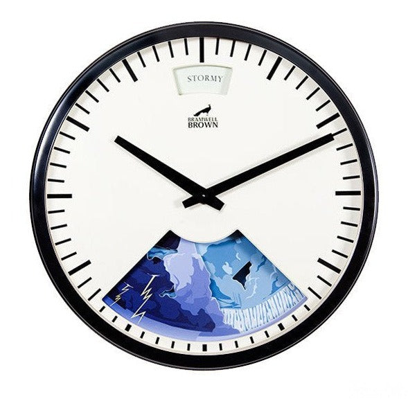 Traditional Weather Clock - Limited Edition - Bramwell Brown Art Clocks