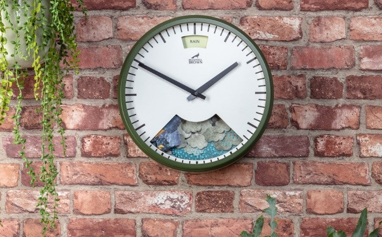 Bespoke Colour Weather Clock - Bramwell Brown Art Clocks