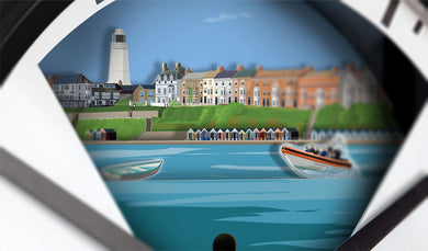 Southwold, Suffolk - Limited Edition Tide Clock - Bramwell Brown Art Clocks