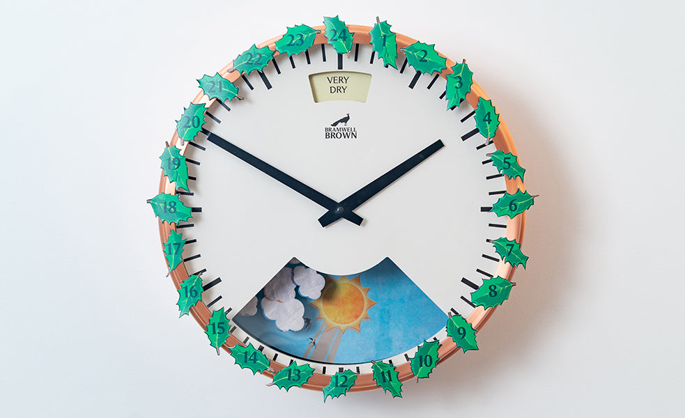 Magnetic Advent Holly Leaves - Bramwell Brown Art Clocks