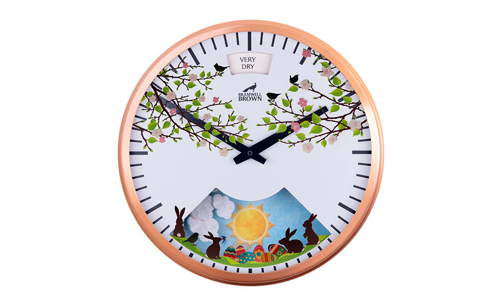 Spring & Easter Seasonal Clock Face - Bramwell Brown Art Clocks