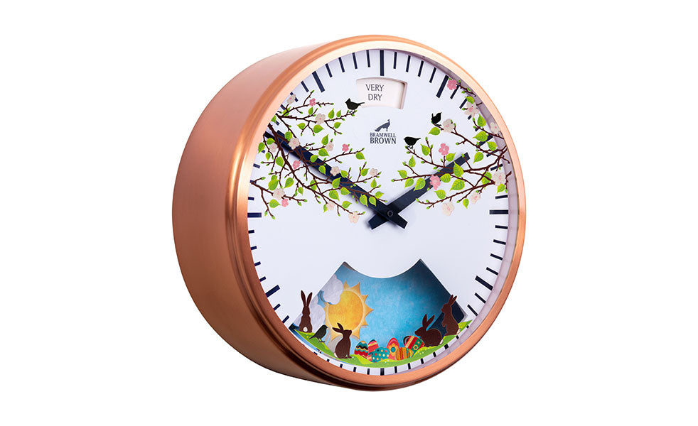 Spring & Easter Seasonal Clock Face - Bramwell Brown Art Clocks