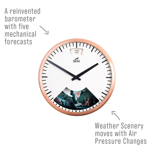 Into the Wild Weather Clock | Limited Editions – Bramwell Brown Clocks